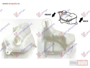 NOVI: delovi  POSUDA ZA ANTIFRIZ (2 IZLAZNE CEVI NAPRED 1 POZADI) Ford fiesta 02-08 -nedostupno