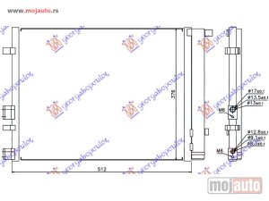 Glavna slika - HLADNJAK KLIME 1.4/1.6 CRDi DIZEL (470x380x16) Hyundai i20 08-12 -dostupno - MojAuto