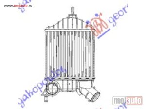 Glavna slika -  HLADNJAK INTERKULERA 1.9 JTD-MULTIJET (192x206x64) Fiat punto 03-11 -dostupno - MojAuto