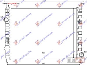 NOVI: delovi  HLADNJAK MOTORA 1.3 JTD (523x397x34) 03- Fiat palio 99-04 -dostupno