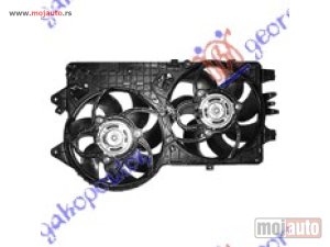 Glavna slika - VENTILATOR (DUPLI) KOMPLET (1.9 JTD) (+AC) Fiat grande punto 05-12 -dostupno - MojAuto