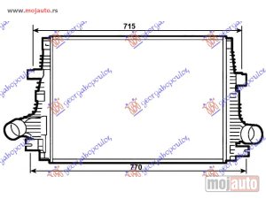 Glavna slika - HLADNJAK INTERKULERA 1.8 Tbi-1.9-2.4 JTDM (60x41) Alfa romeo brera 06-10 -dostupno - MojAuto