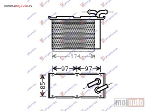 Glavna slika - HLADNJAK INTERKULERA 1.2-1.4 TFSi BENZIN (120x200x60) Vw polo 09-14 -dostupno - MojAuto