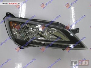 NOVI: delovi  FAR ELEKTRICNI CRNI SA LED DNEVNIM SVETLOM (DEPO) Desno Citroen jumper 14- -dostupno