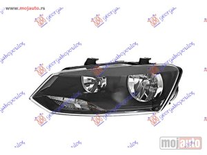 NOVI: delovi  FAR ELEKTRICNI DUPLO SOCIVO (CRNA LAJSNA) (HELLA) Levo Vw polo 09-14 -dostupno
