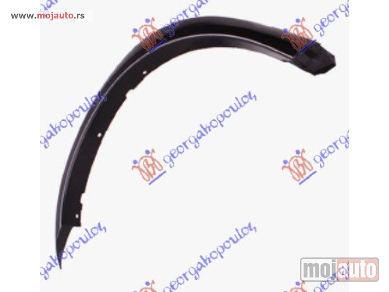 Glavna slika -  RUB PLASTICNI ZADNJEG BLATOBRANA (PLASTICNA SAJTNA) 04- Desno Opel corsa c 00-06 -dostupno - MojAuto