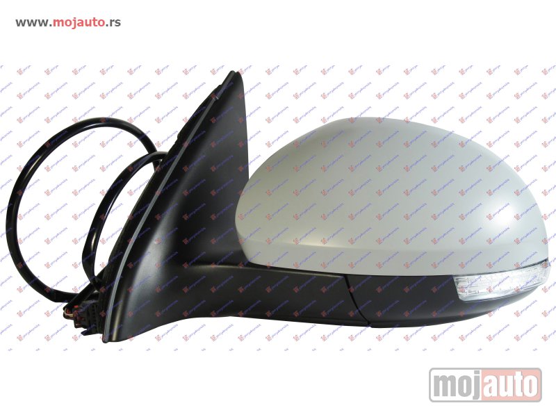 Glavna slika -  RETROVIZOR ELEKTRICNI SA GREJACEM PM (MIGAVAC) (A KVALITET) (ASFERICNO STAKLO) Levo Vw tiguan 07-11 -dostupno - MojAuto
