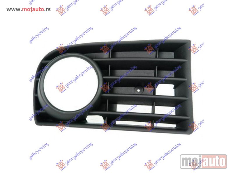 Glavna slika -  RESETKA PREDNJEG BRANIKA (SA MAGLENKOM) Desno Vw golf v 04-08 -dostupno - MojAuto