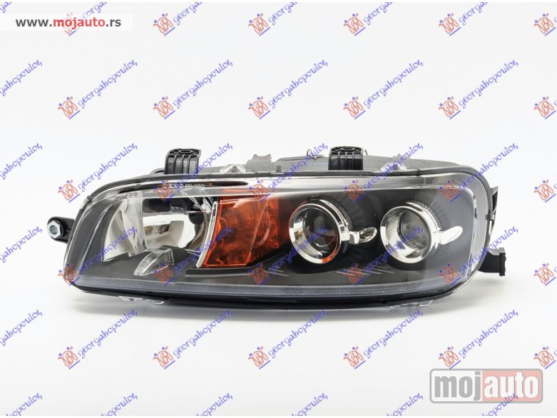 Glavna slika -  FAR ELEKTRICNI SA MAGLENKOM (H1/H1/H3) (TYC) Levo Fiat punto 99-03 -dostupno - MojAuto