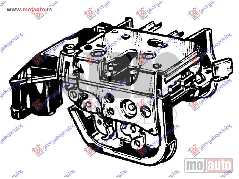 Glavna slika -  BRAVA ZADNJIH VRATA ELEKTRICNA 5 VRATA (4pins) Desno Fiat punto 95-99 -dostupno - MojAuto