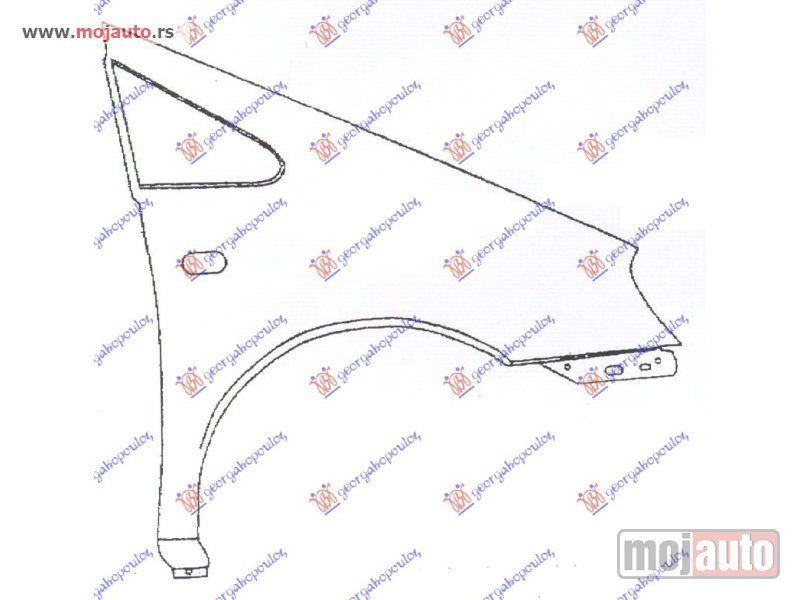Glavna slika -  BLATOBRAN 00- Desno Ford galaxy 95-06 -dostupno - MojAuto