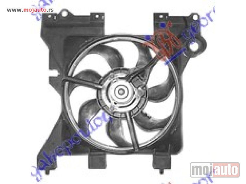 Glavna slika -  VENTILATOR KLIME (MOTOR+ELISA) BENZIN/DIZEL (340mm) Peugeot partner 02-08 -dostupno - MojAuto