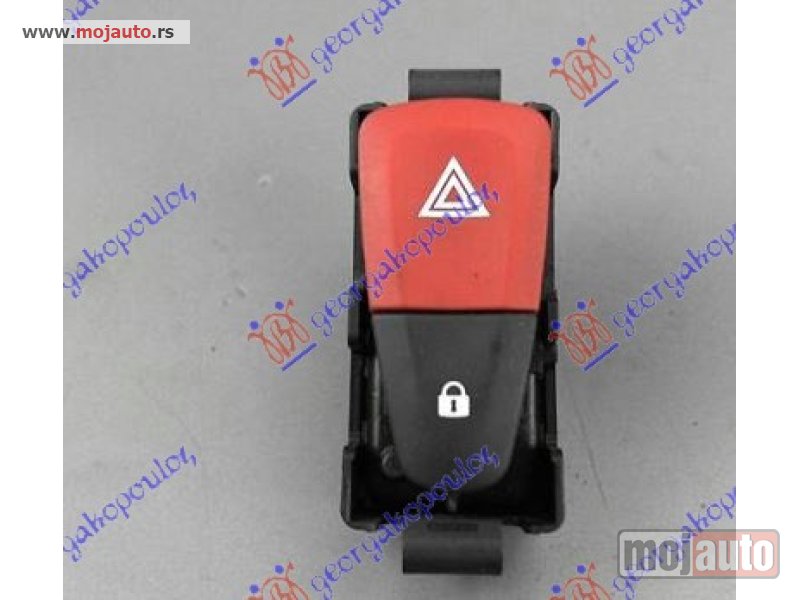 Glavna slika -  PREKIDAC ZA SVA 4 MIGAVCA CRVENI (6 PIN) Renault megane coupe 08-14 -dostupno - MojAuto