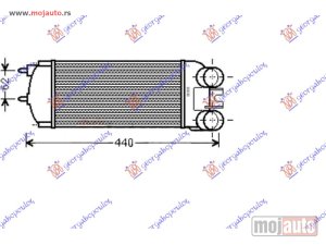 NOVI: delovi  HLADNJAK INTERKULERA 1.6 HDI (300x148x85) Citroen berlingo 02-08 -dostupno