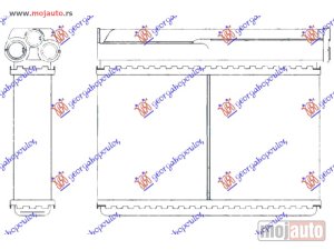 NOVI: delovi  GREJAC KABINE BENZIN/DIZEL (248x144) Bmw series 3 (e36) sdn 90-98 -dostupno