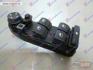 NOVI: delovi  PREKIDAC U PREDNJIM VRATIMA (4 TASTERA) 2007- (4 PIN) Levo Bmw series 5 (e60/61) 03-10 -dostupno