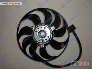 Glavna slika - VENTILATOR HLADNJAKA (MOTOR+ELISA) (290mm) (220/60w) (9 PERAJA) (3 PIN) Vw golf iv 98-04 -dostupno - MojAuto