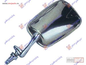 NOVI: delovi  RETROVIZOR MEHANICKI SA RUCICOM (A KVALITET) (RAVNO STAKLO) Levo Vw beetle 1200-1300 -dostupno