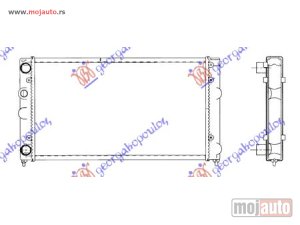NOVI: delovi  HLADNJAK MOTORA 1.6 (52x32) Vw golf iii 92-98 -dostupno