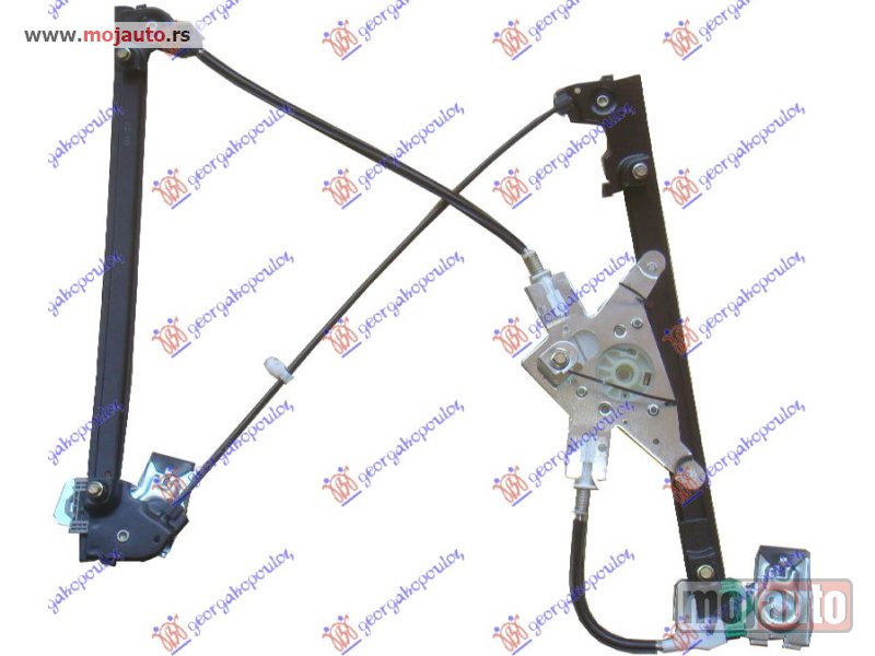 Glavna slika -  PODIZAC PREDNJEG PROZORA ELEKTRICNI (BEZ MOTORA) 4/5 VRATA Levo Vw polo classic 95-02 -dostupno - MojAuto