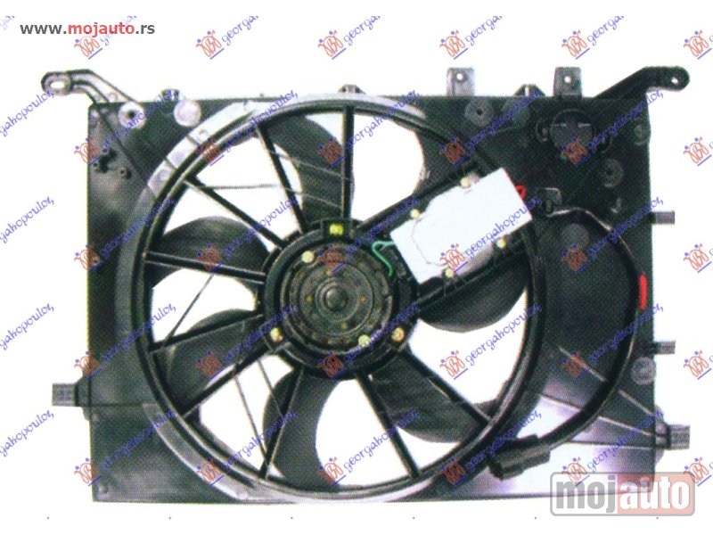 Glavna slika -  VENTILATOR HLADNJAKA KOMPLET (BENZIN/DIZEL) Volvo s60 00-10 -dostupno - MojAuto