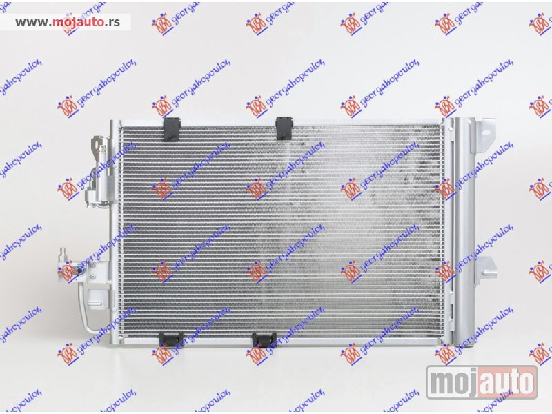 Glavna slika -  HLADNJAK KLIME KOMPLET 2002 (-2004) (555x382x16) (CREVO - FILTER SUPROTNE STRANE) Opel astra g 98-04 -dostupno - MojAuto