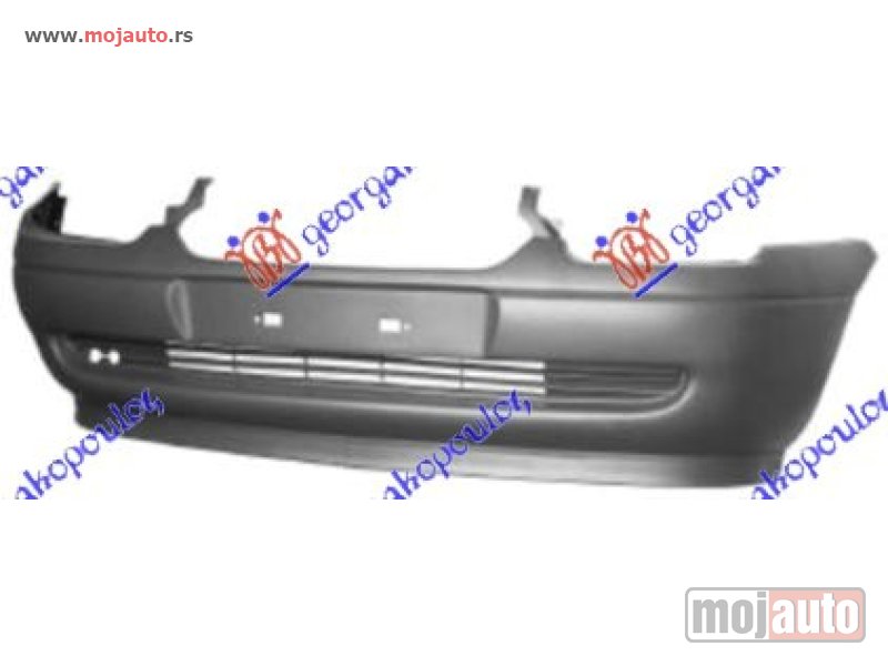 Glavna slika -  PREDNJI BRANIK MAT-CRNI Opel corsa b 97-00 -dostupno - MojAuto