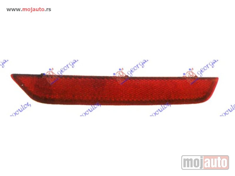 Glavna slika -  KATADIOPTER U ZADNJEM BRANIKU 4/5 VRATA Levo Ford mondeo 07-11 -dostupno - MojAuto