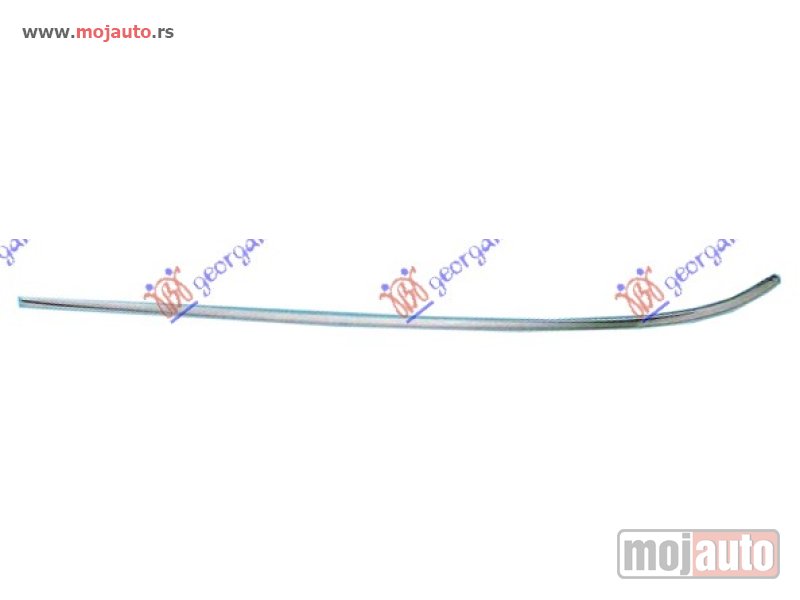 Glavna slika -  LAJSNA ZADNJEG BRANIKA HROM 00- Levo Mercedes s class (w220) 98-05 -dostupno - MojAuto