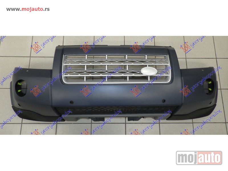 Glavna slika -  PREDNJI BRANIK PM (4 OTVORA ZA SENZORE) (PRSKALICE) (SREBRNA MASKA) -10 Land rover freelander 07-14 -dostupno - MojAuto