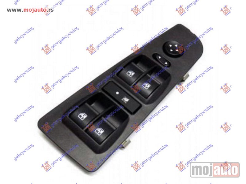 Glavna slika -  PREKIDAC U PREDNJIM VRATIMA (4 TASTERA) (16 PIN) Levo Fiat linea 07-13 -dostupno - MojAuto