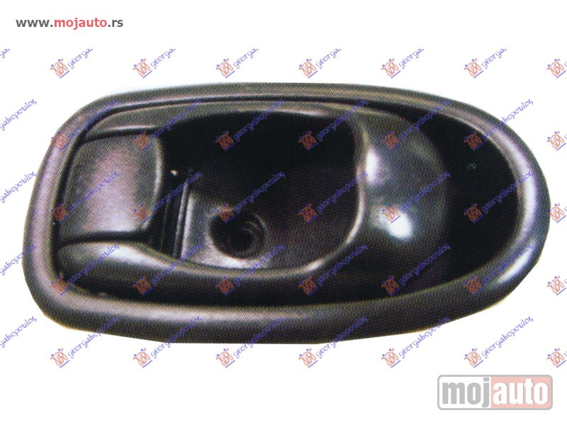 Glavna slika -  KVAKA PREDNJIH/ZADNJIH VRATA UNUTRASNJA Levo Hyundai lantra j2 95-98 -dostupno - MojAuto