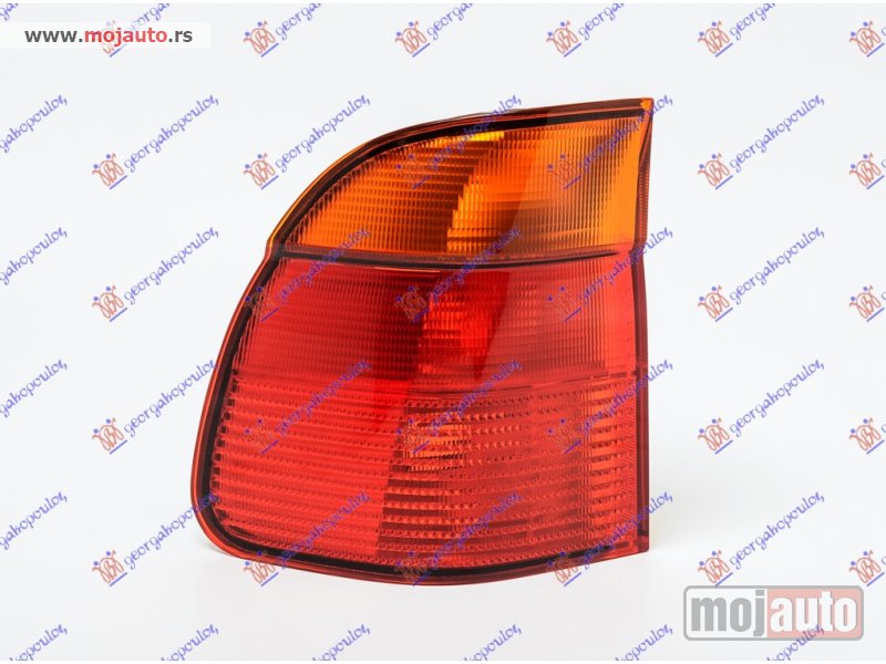 Glavna slika -  STOP LAMPA SPOLJASNJA KARAVAN (CRVENA/ZUTA) -2000 (DEPO) Levo Bmw series 5 (e39) 96-02 -dostupno - MojAuto