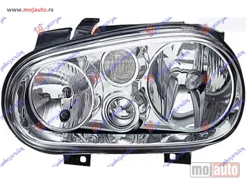 Glavna slika -  FAR ELEKTRICNI BEZ MAGLENKE (TURSKA) Levo Vw golf iv 98-04 -dostupno - MojAuto