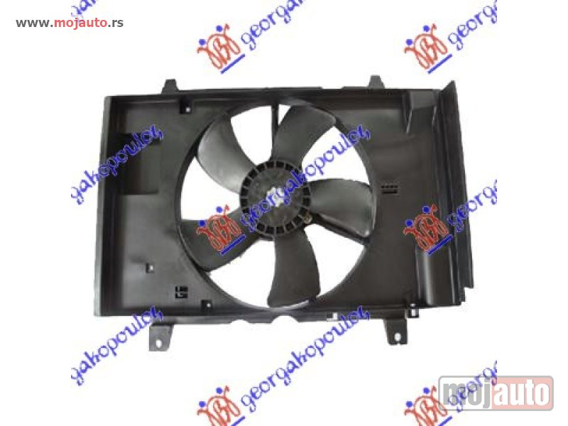 Glavna slika -  VENTILATOR HLADNJAKA KOMPLET (1.6 BENZIN) Nissan tiida 07- -dostupno - MojAuto