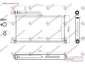 NOVI: delovi  GREJAC KABINE (145x295x26) Audi a6 08-10 -nedostupno