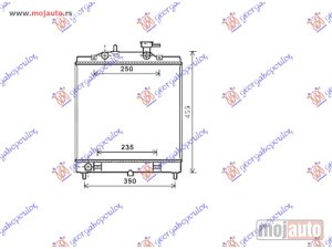 NOVI: delovi  HLADNJAK MOTORA 1.1 CRDi (35.5x39.5) Kia picanto 04-08 -nedostupno