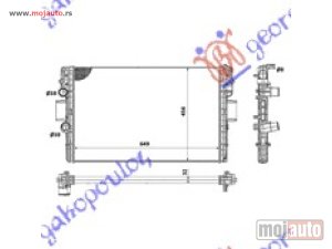 Glavna slika - HLADNJAK MOTORA 3.0 T.D (+/-AC) (65x45x32) Iveco daily 07-11 -dostupno - MojAuto