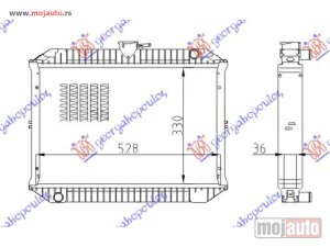 Glavna slika - HLADNJAK MOTORA 1.5 BENZIN (33x54.5x36) Nissan vanette spain (c220) 86-95 -dostupno - MojAuto