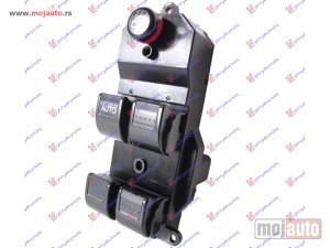 NOVI: delovi  PREKIDAC U PREDNJIM VRATIMA CRNI (4 TASTERA) 4/5 VRATA (20 PIN) Levo Honda civic sedan 01-04 -dostupno