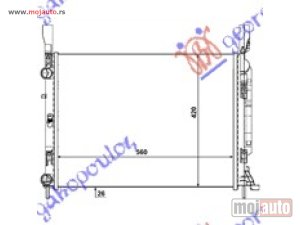 NOVI: delovi  HLADNJAK MOTORA 1.6i 16V 1.5 Dci (-AC) (560x415x23) Renault kangoo 08-13 -nedostupno