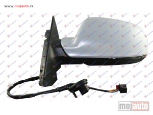 NOVI: delovi  RETROVIZOR ELEKTRICNI SA GREJACEM PM 3 VRATA (MIGAVAC) 10- (8 PIN) (A KVALITET) (ASFERICNO STAKLO) Levo Audi a3 08-12 -dostupno