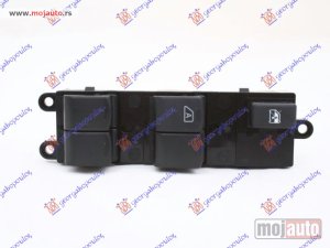 NOVI: delovi  PREKIDAC U PREDNJIM VRATIMA (4 TASTERA) (OSVETLJENI TASTERI) (16 PIN) Levo Nissan qashqai 07-10 -dostupno
