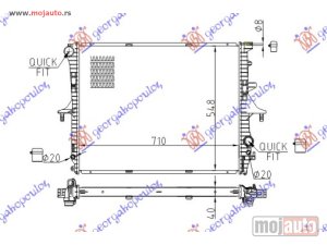 NOVI: delovi  HLADNJAK MOTORA ZA SVE MODELE BENZIN/DIZEL (MAN/AUTO) (+/-AC) (71x55) Vw touareg 03-10 -dostupno