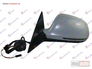 NOVI: delovi  RETROVIZOR ELEKTRICNI SA GREJACEM PM (MIGAVAC) (MRTAV UGAO) (8 PIN) (A KVALITET) (ASFERICNO STAKLO) Levo Audi a6 08-10 -dostupno