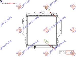 NOVI: delovi  HLADNJAK MOTORA 1.3 (36x39) Suzuki jeep (sj413) 84-90 -dostupno
