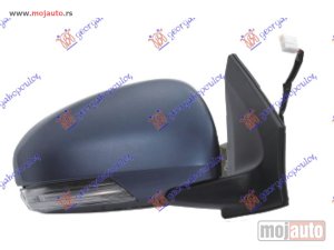 NOVI: delovi  RETROVIZOR ELEKTRICNI SA GREJACEM PM (MIGAVAC) (A KVALITET) (KONVEKSNO STAKLO) Desno Toyota iq 09-16 -dostupno
