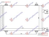 NOVI: delovi  HLADNJAK KLIME BENZIN/DIZEL (570x359x16) Citroen c4 picasso 07-14 -dostupno