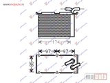 NOVI: delovi  HLADNJAK INTERKULERA 1.2-1.4 TFSi BENZIN (120x200x60) Vw caddy 04-10 -dostupno