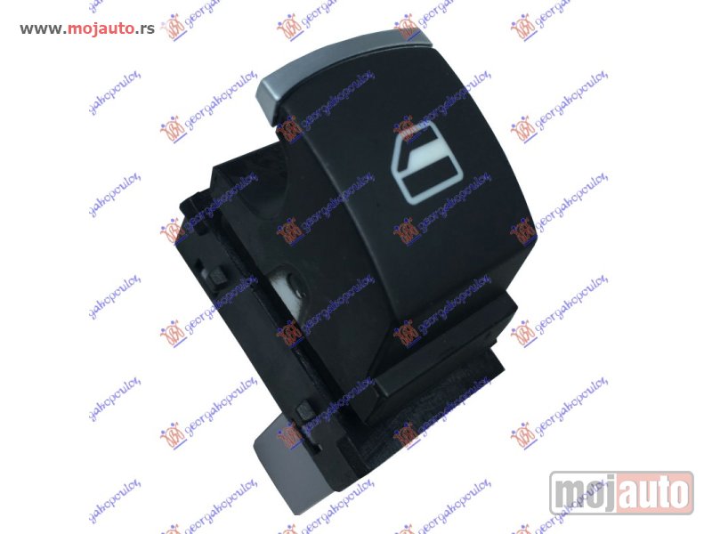 Glavna slika -  PREKIDAC U PREDNJIM (& ZADNJIM L=D) VRATIMA HROM/CRNI (3 PIN) Desno Vw caddy 04-10 -dostupno - MojAuto